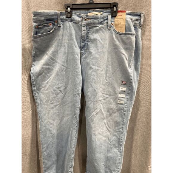 Levi's Women's Plus Size Boyfriend Mid Rise Jeans - Slate Era 22W - Picture 3 of 8